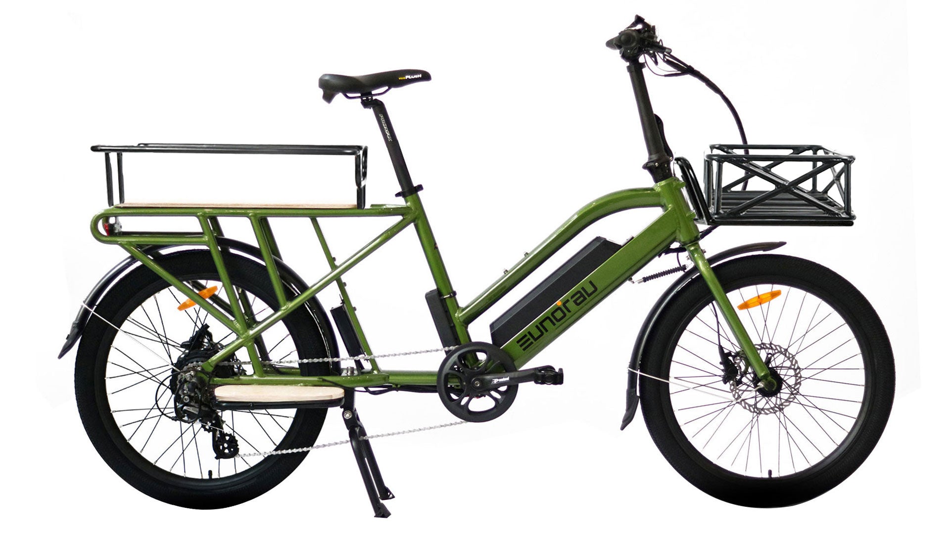 EUNORAU MAXCARGO 24''48V250W electric long tail Cargo bike for family