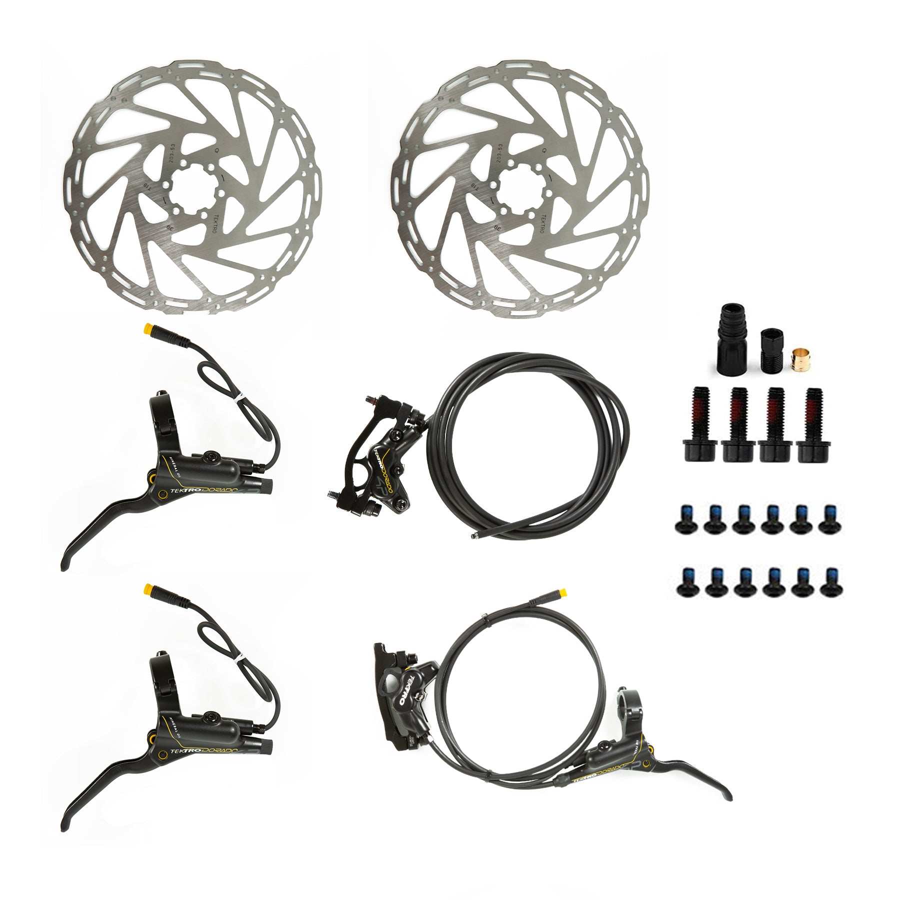 Mountain bike hydraulic brake set online