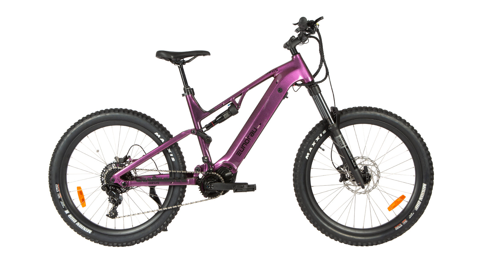 e bike fully pink URUS All-Terrain Mid Drive with Full Suspension eMTB Size:48 Unleash your inner fashionista 2. Wahl - CUBE frau